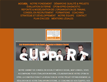 Tablet Screenshot of mgp-conseil.com